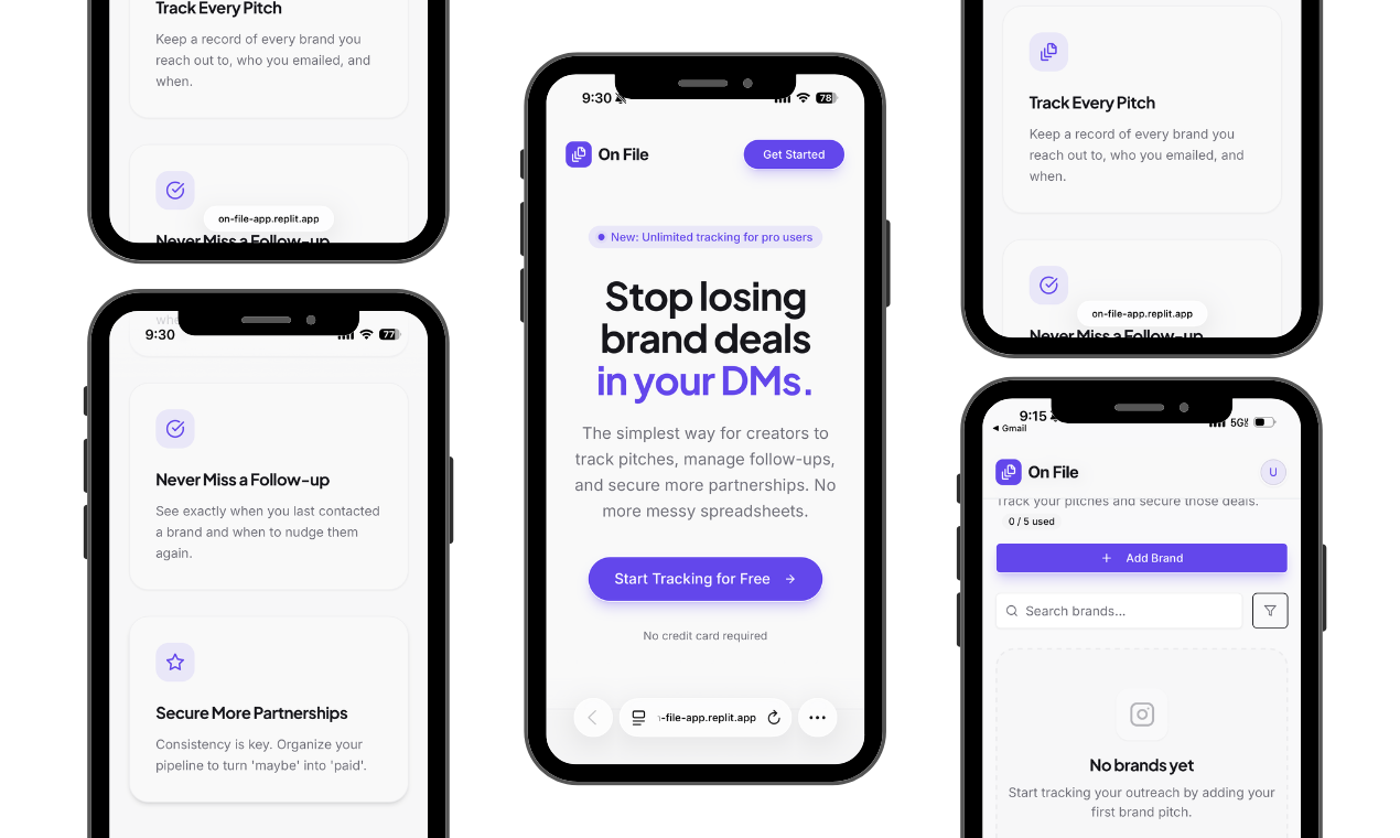 On File - Screenshot 3 showing product features and functionality