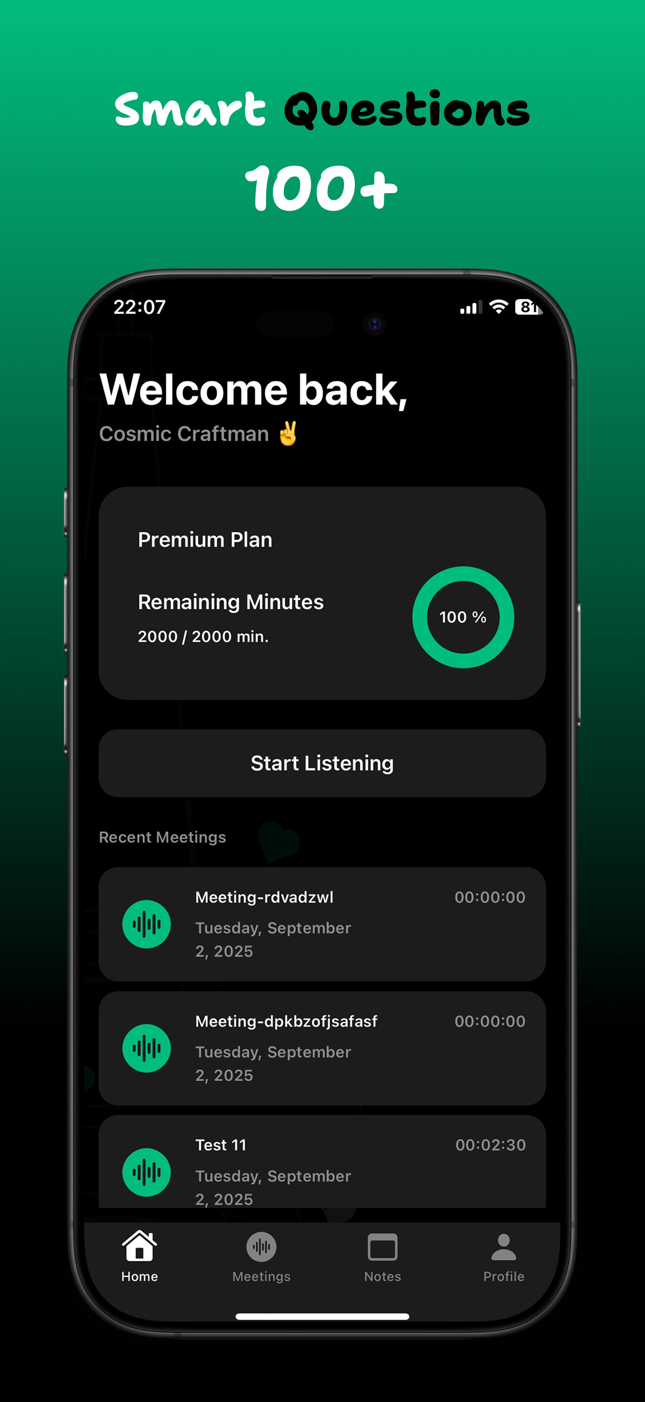 Your AI Lecture & Meeting Assistant - Screenshot 5 showing product features and functionality