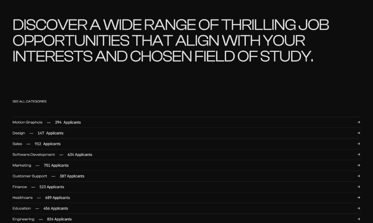 Carriera - A minimal and dark theme for your job board platform media 2