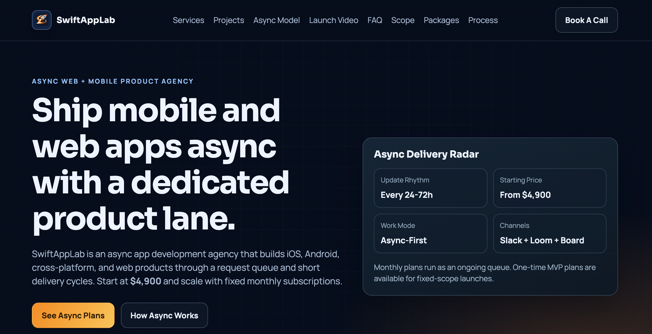 SwiftAppLab - Main product screenshot demonstrating key features and user interface
