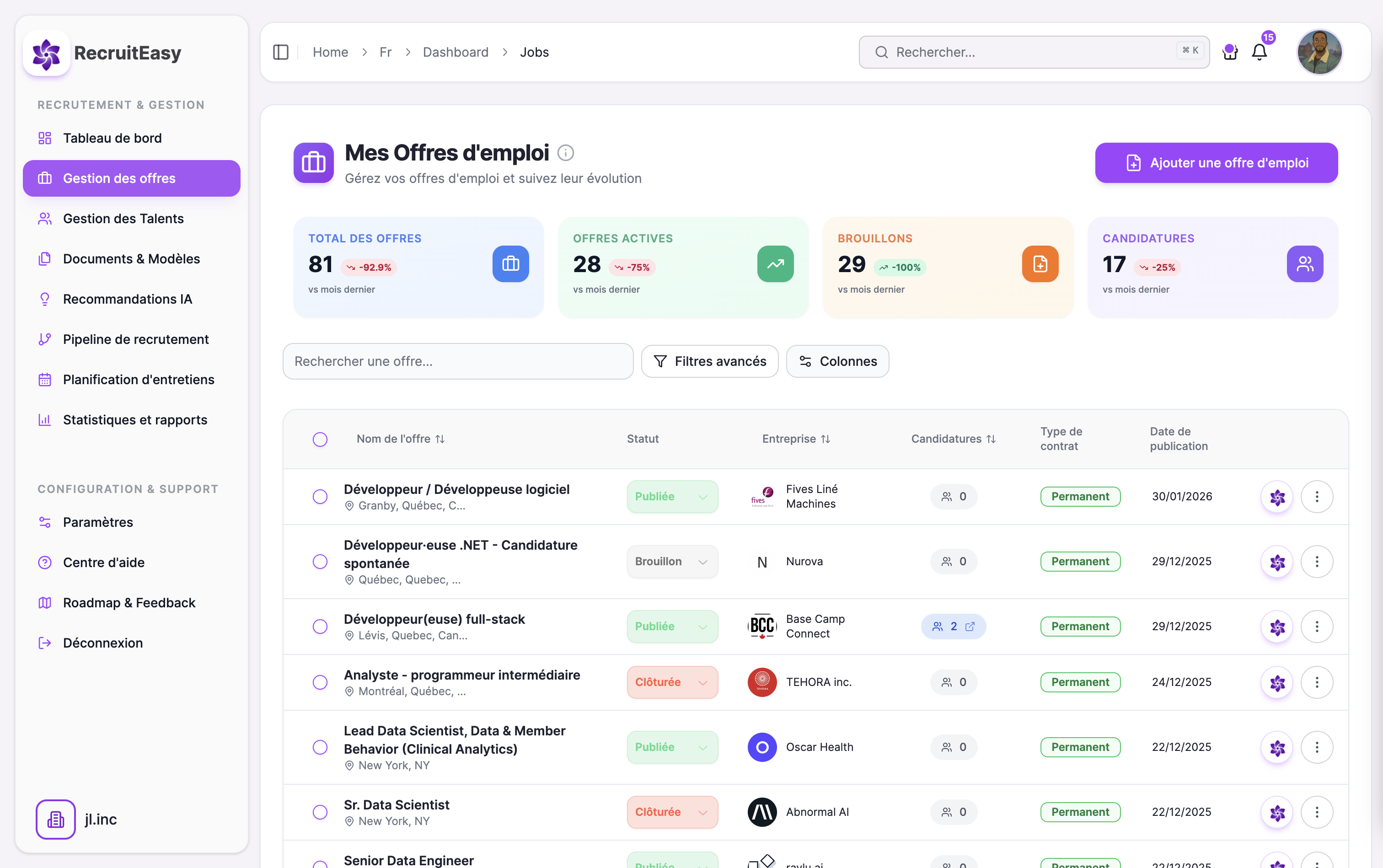 RecruitEasy gallery image
