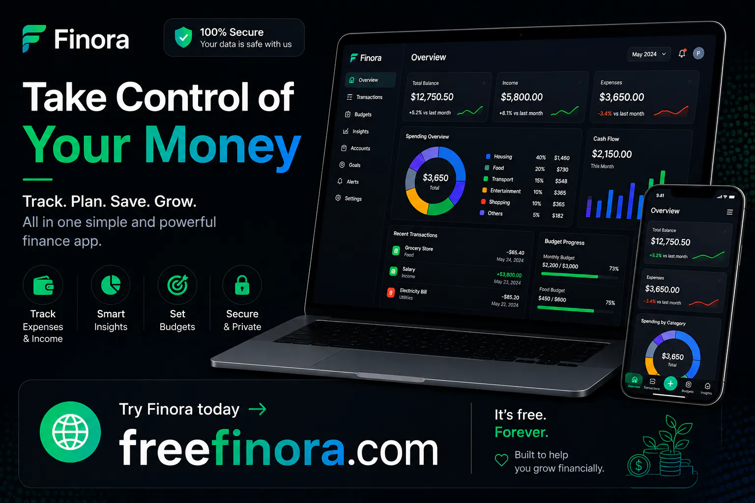 Finora-personal finance intelligence gallery image