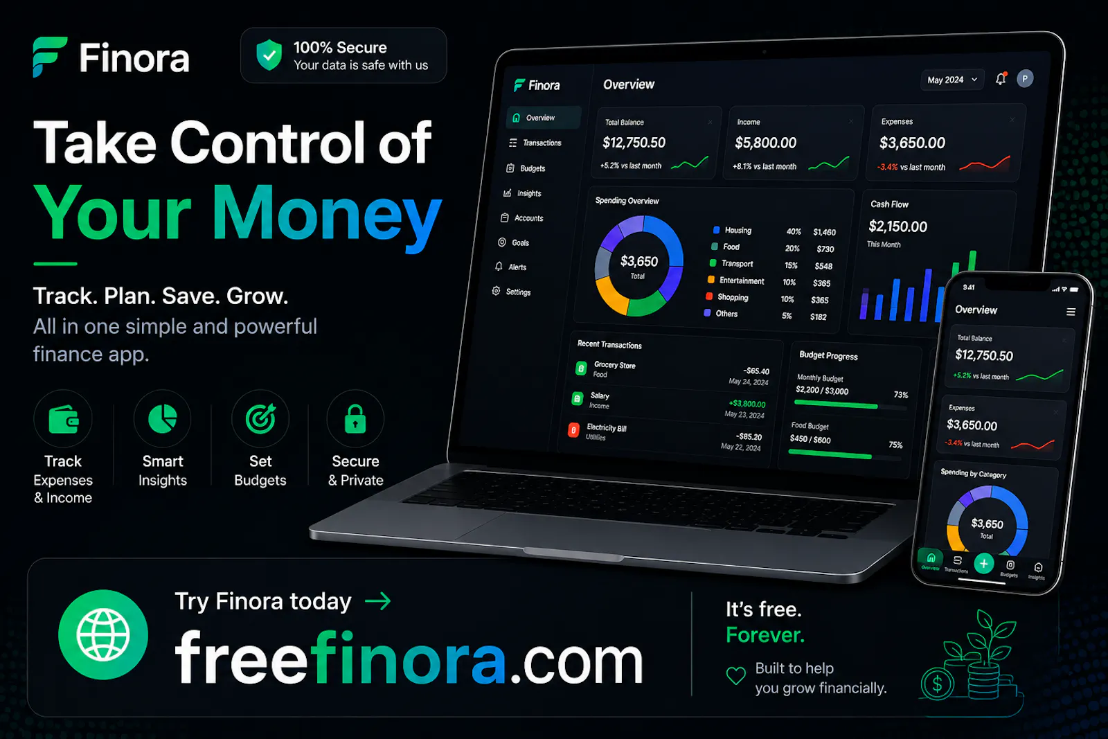 Finora-personal finance intelligence screenshot 2