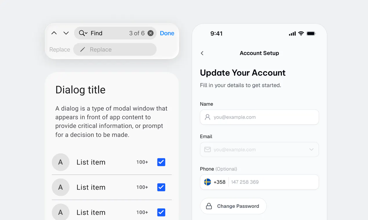 Appetite UI gallery image