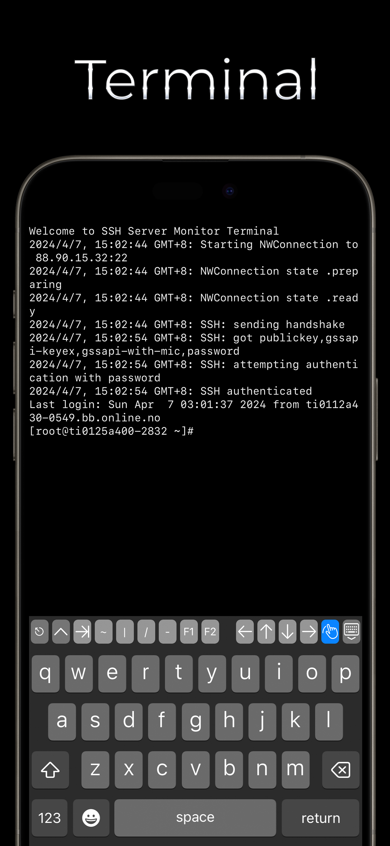 Monitor do servidor SSH media 4