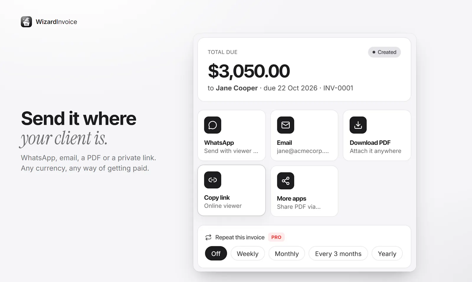 Wizard Invoice screenshot 4