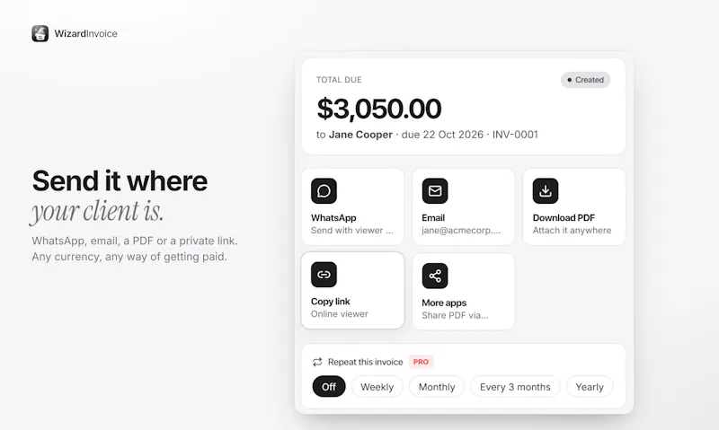 Wizard Invoice screenshot 4