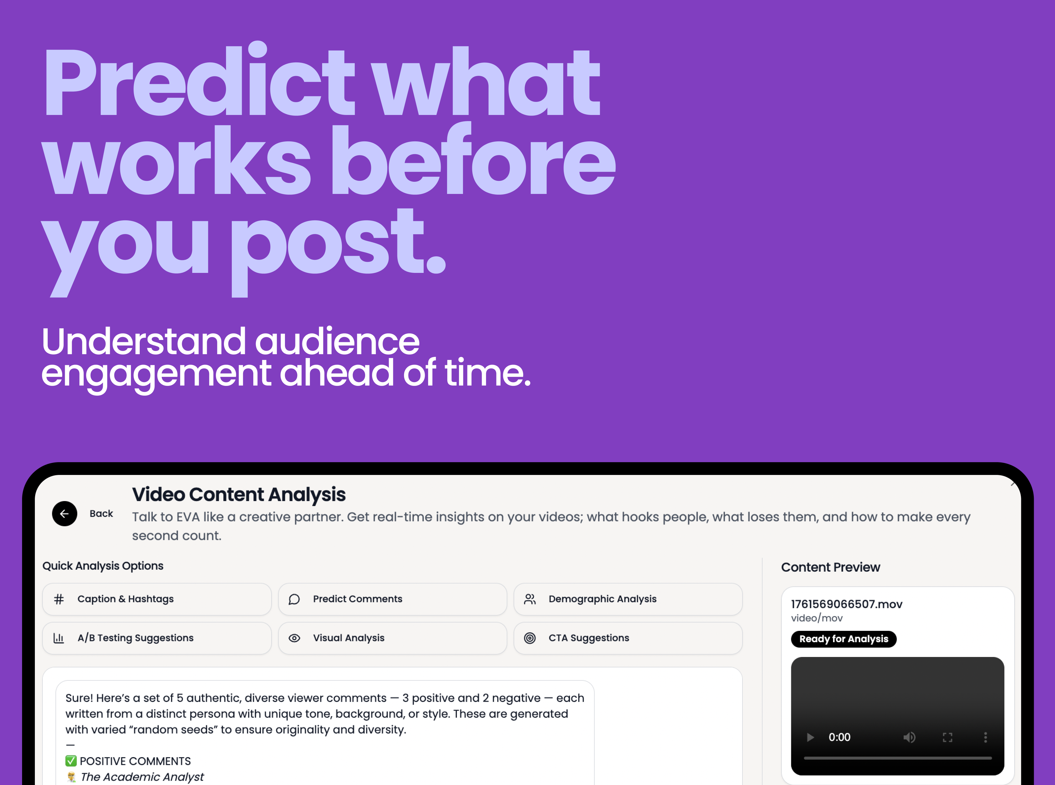 EVA Social AI gallery image