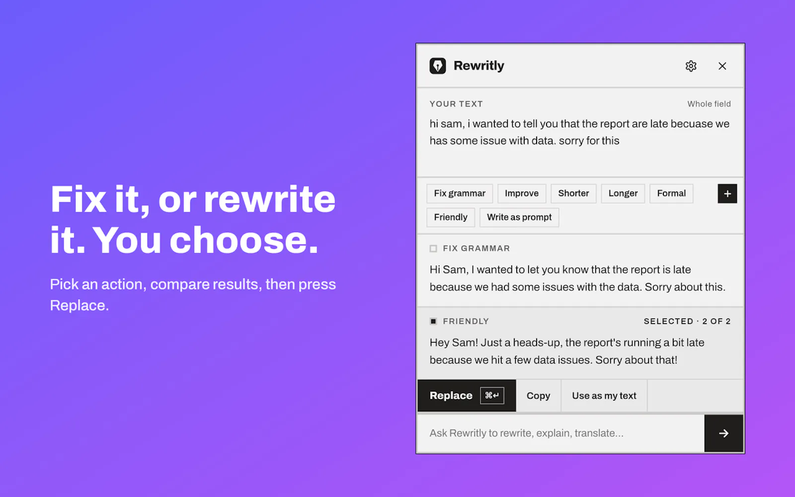 Rewritly screenshot 3