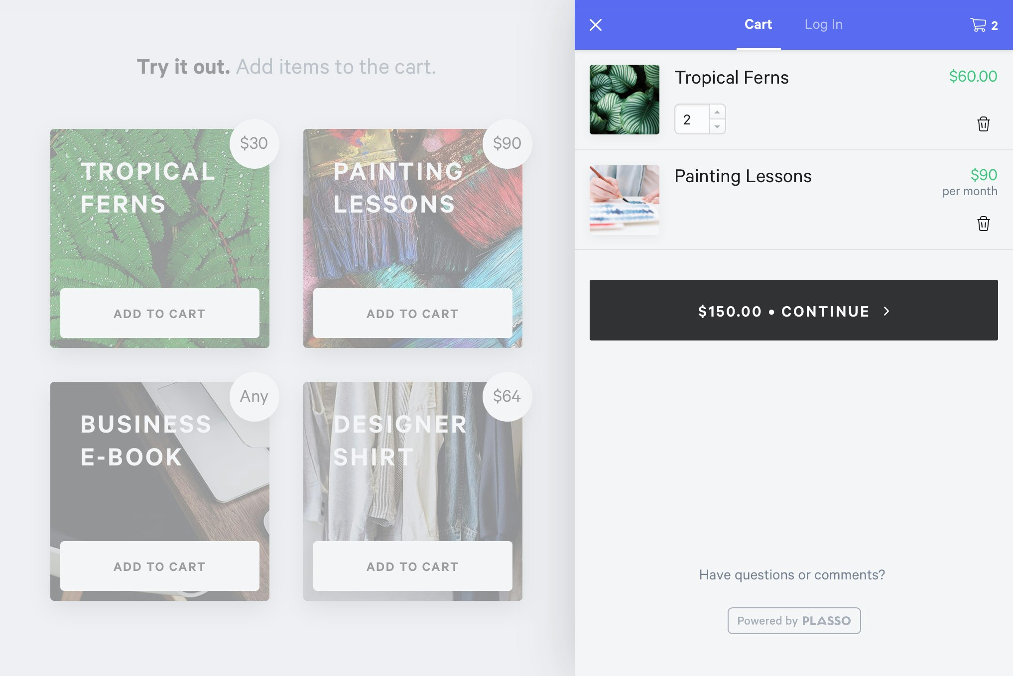 Plasso Storefront gallery image