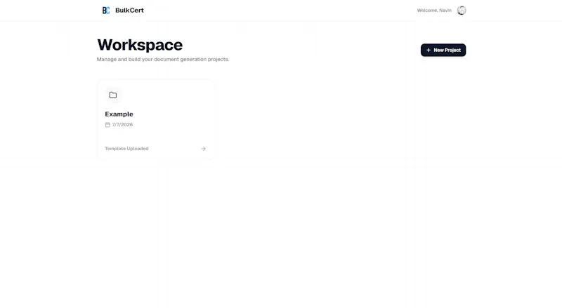 BulkCert screenshot 2