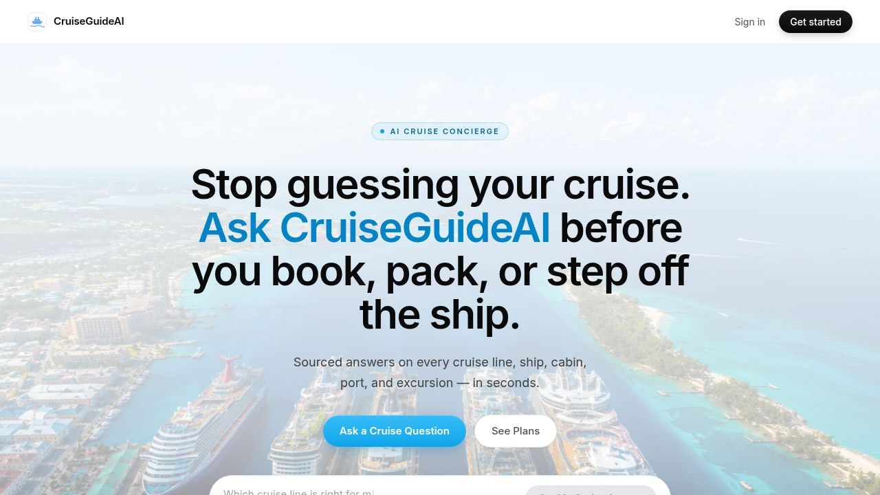 CruiseGuideAI gallery image