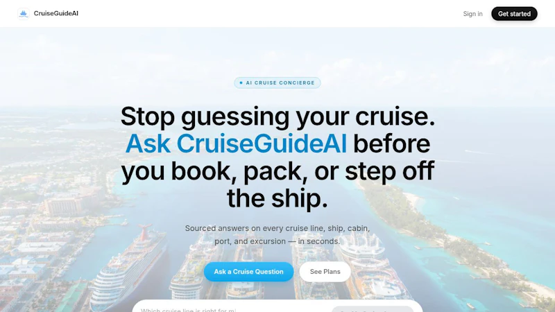 CruiseGuideAI screenshot 2