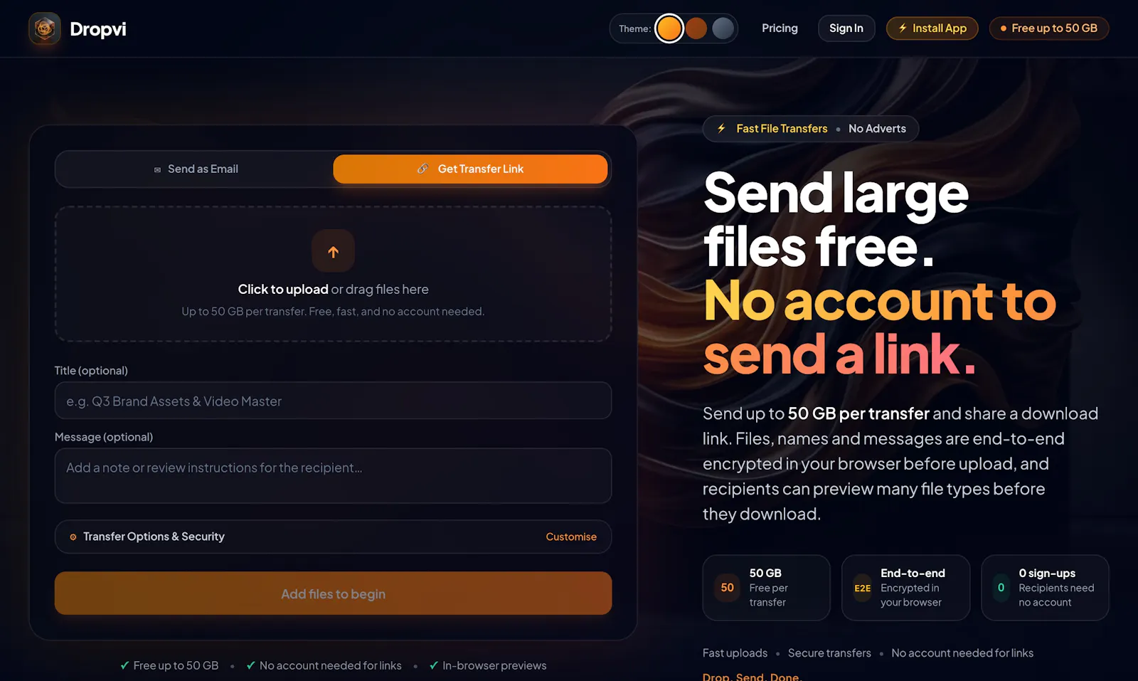 Dropvi screenshot 2