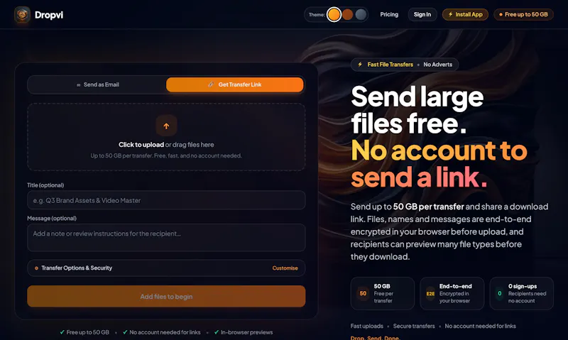 Dropvi screenshot 2