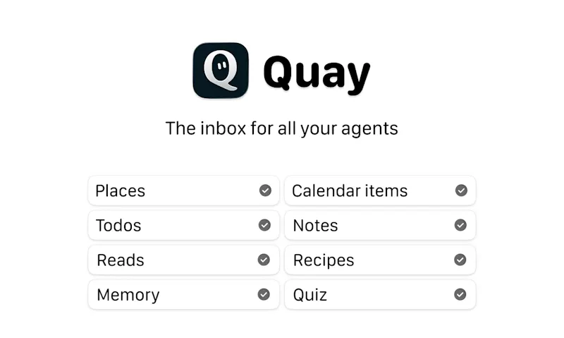 Quay, the app where agents land screenshot 1