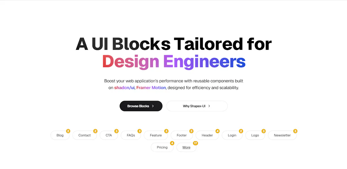 Shapex UI