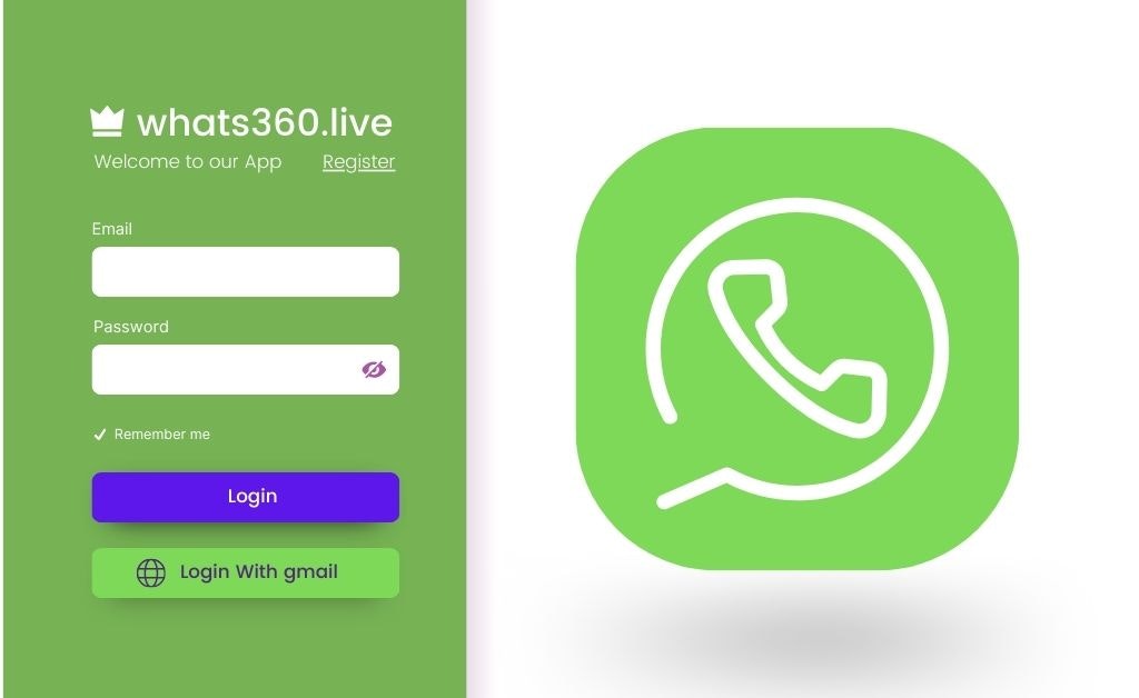 Whats360 - Main screenshot showing features and interface