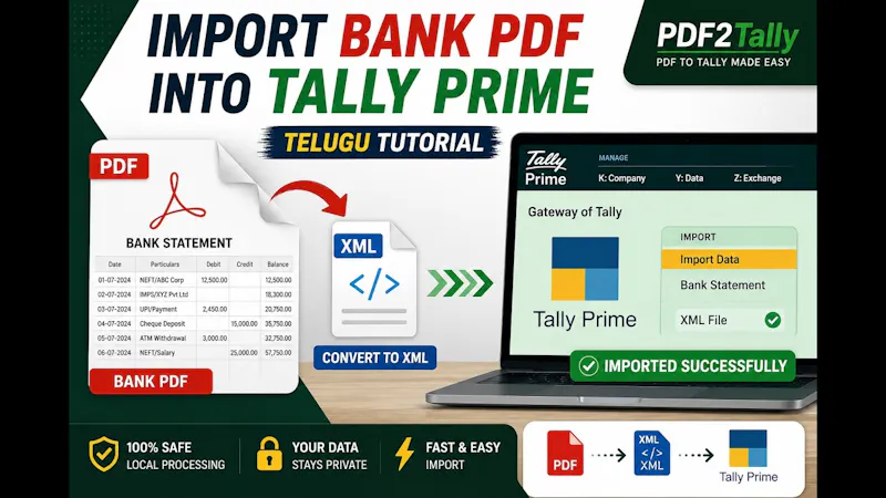 PDF2TALLY screenshot 1 (video preview)