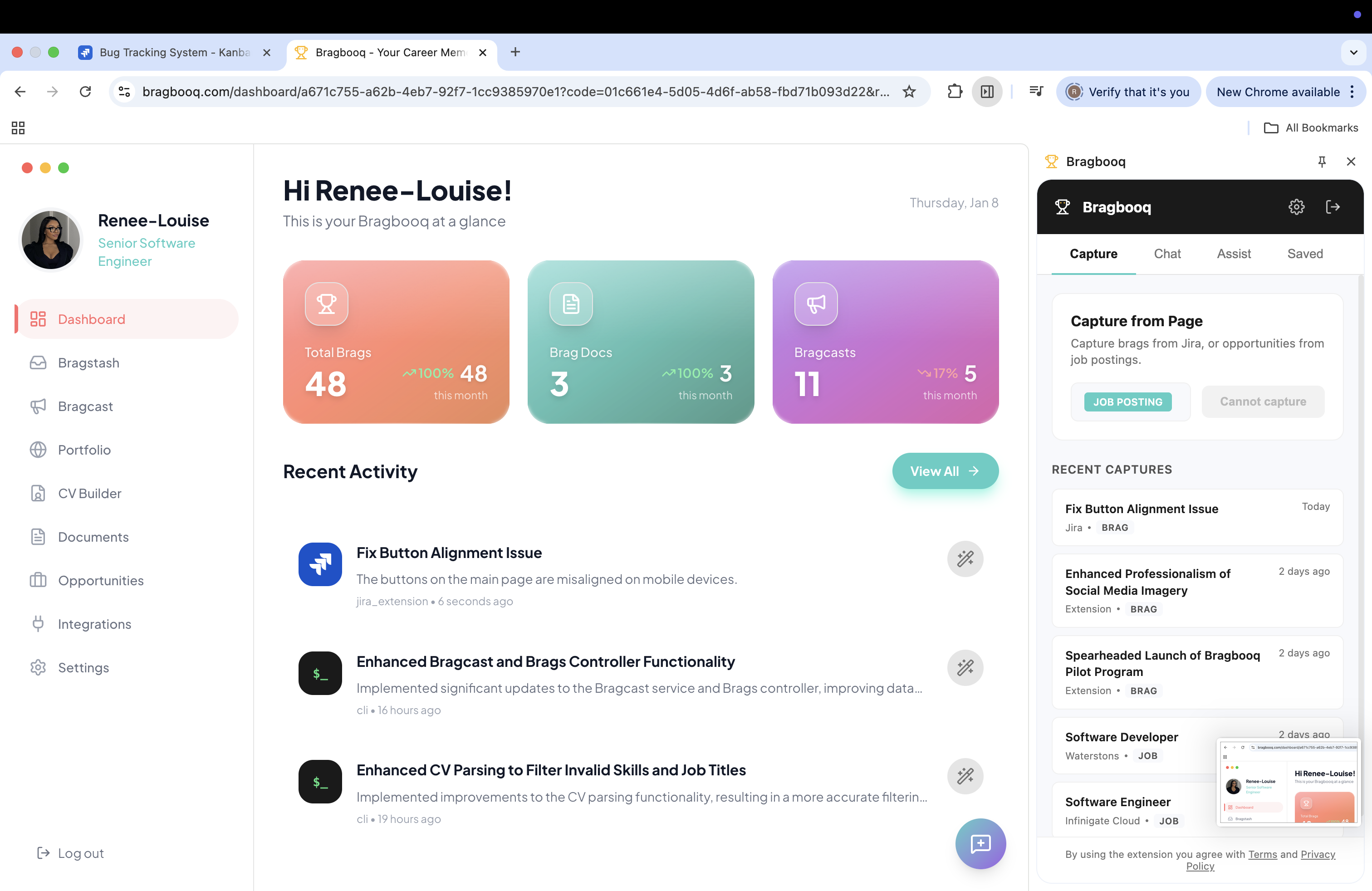 Bragbooq - Screenshot 3 showing product features and functionality