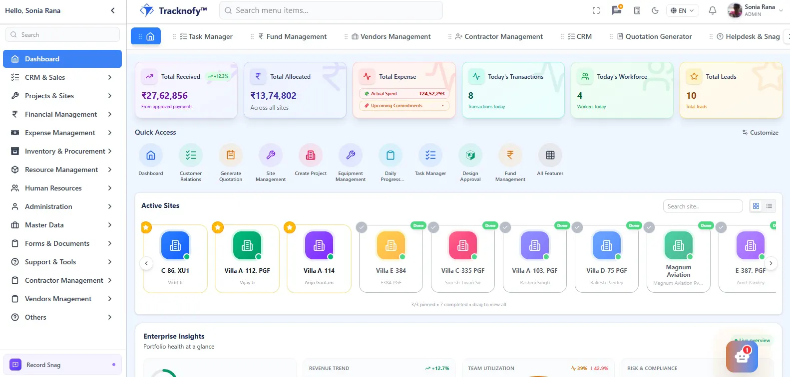 Tracknofy™ 截图