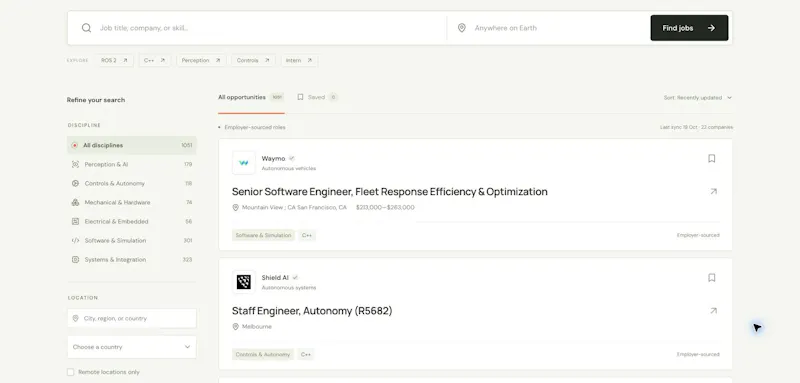 Robotic Jobs screenshot 3