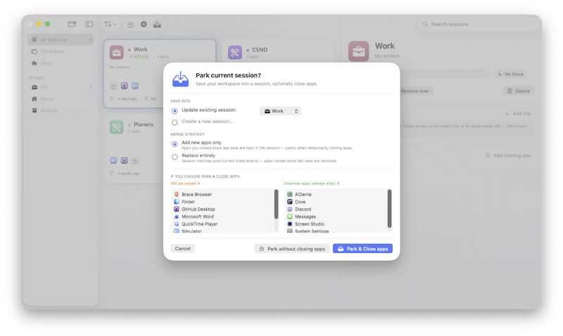 Cove for Mac screenshot 5