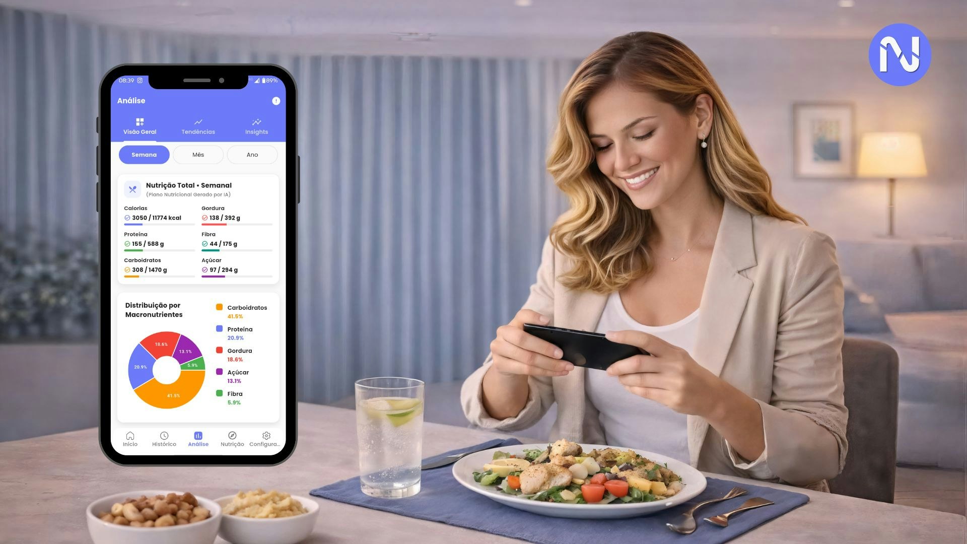 Nutriblix  - Main product screenshot demonstrating key features and user interface