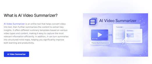 AI Video Summarizer gallery image