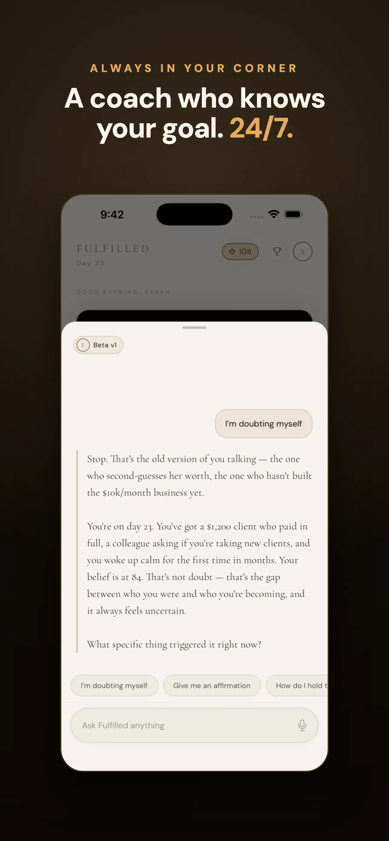 Fulfilled: Manifestation screenshot