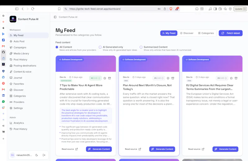 Content Pulse AI screenshot 6
