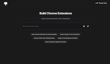 Chrome Extension Generator gallery image