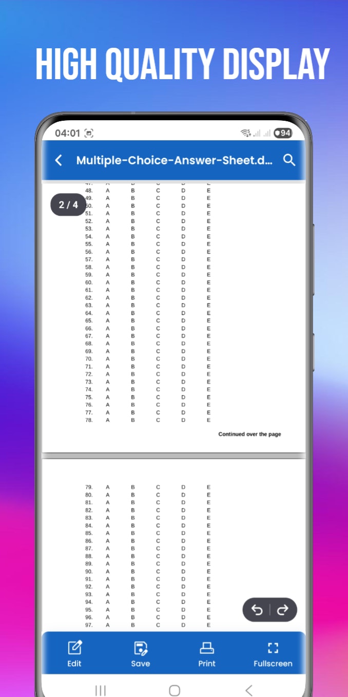 एआई डॉक्स रीडर एडिटर ऐप - AI Docx रीडर संपादक - Docx पढ़ें, Docx संपादित करें और AI प्रबंधित करें मीडिया 4