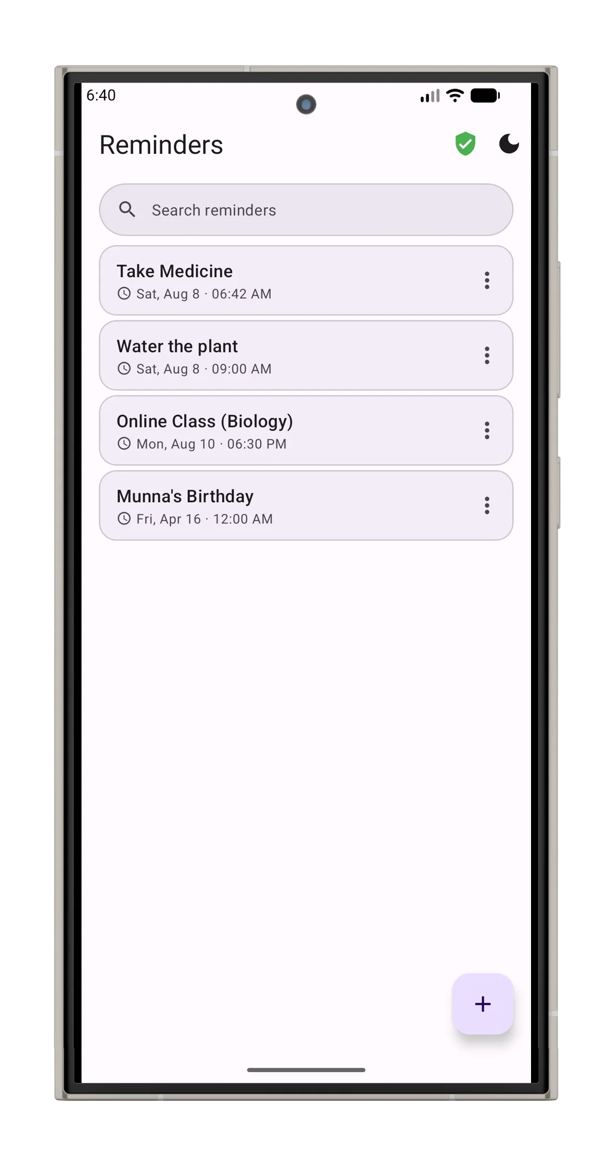 Reminder Pro: App with Alarm screenshot