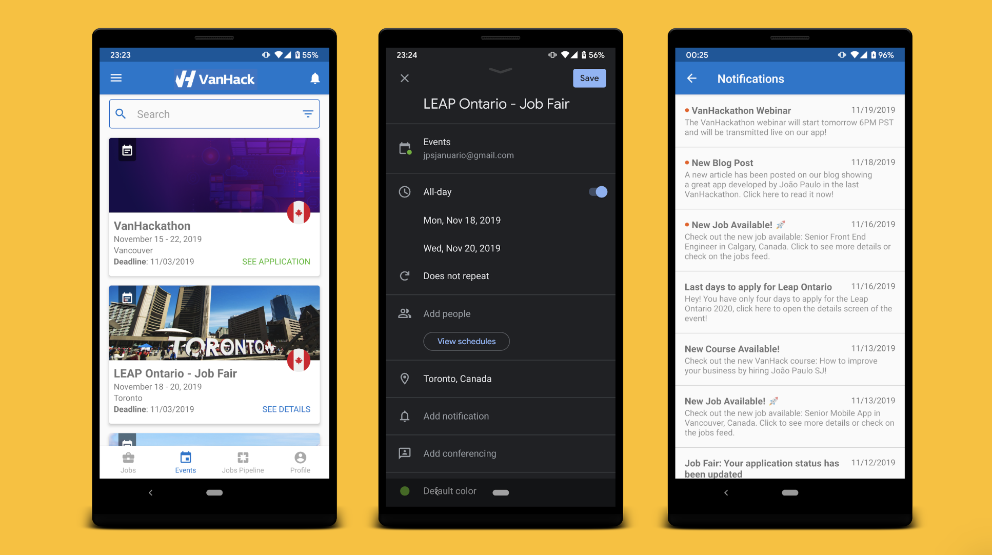 VanHackathon - VanHack Mobile App gallery image