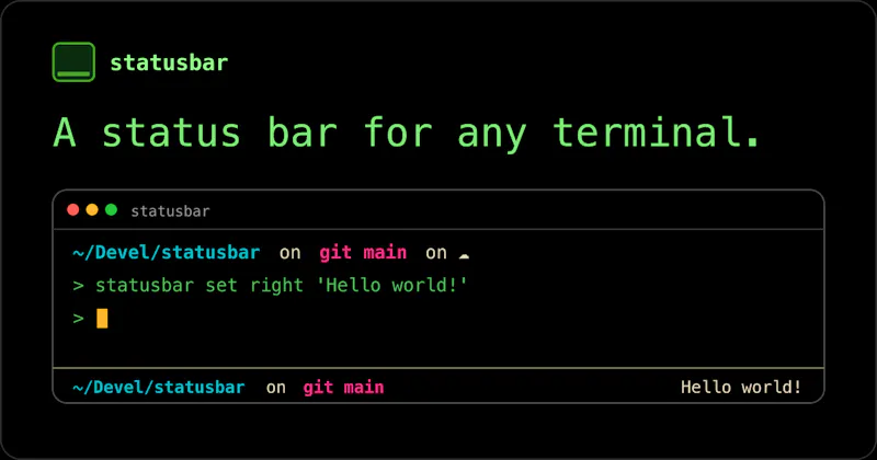 statusbar screenshot 2