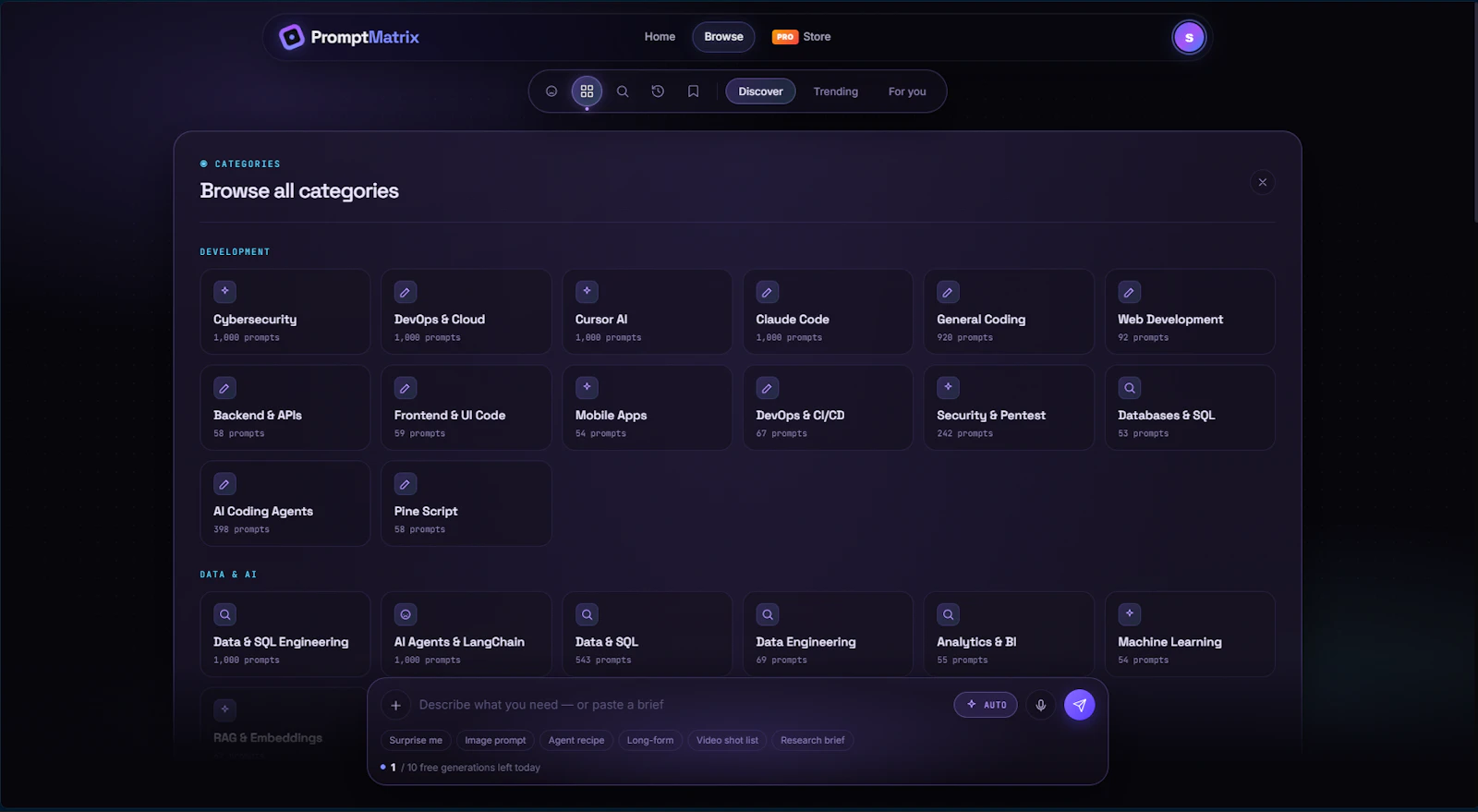 Prompts Matrix screenshot 5