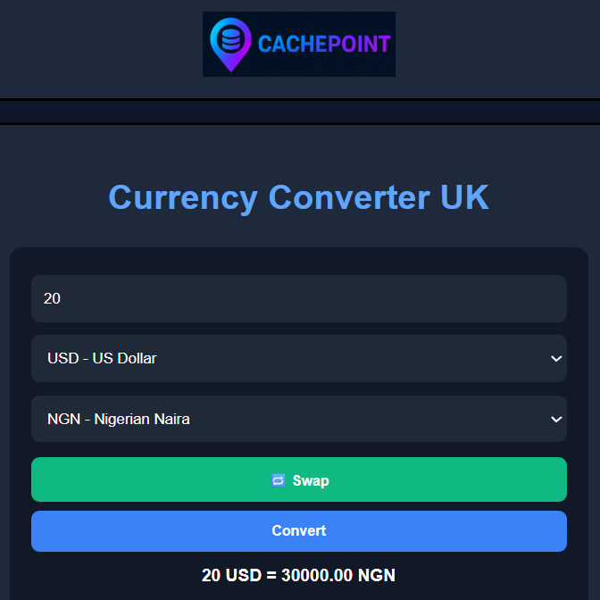 CachePoint Currency Converter gallery image