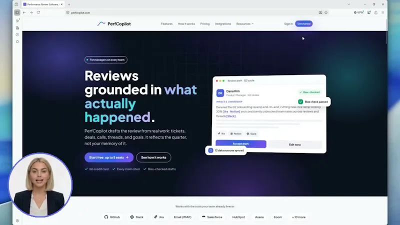 PerfCopilot screenshot 1 (video preview)