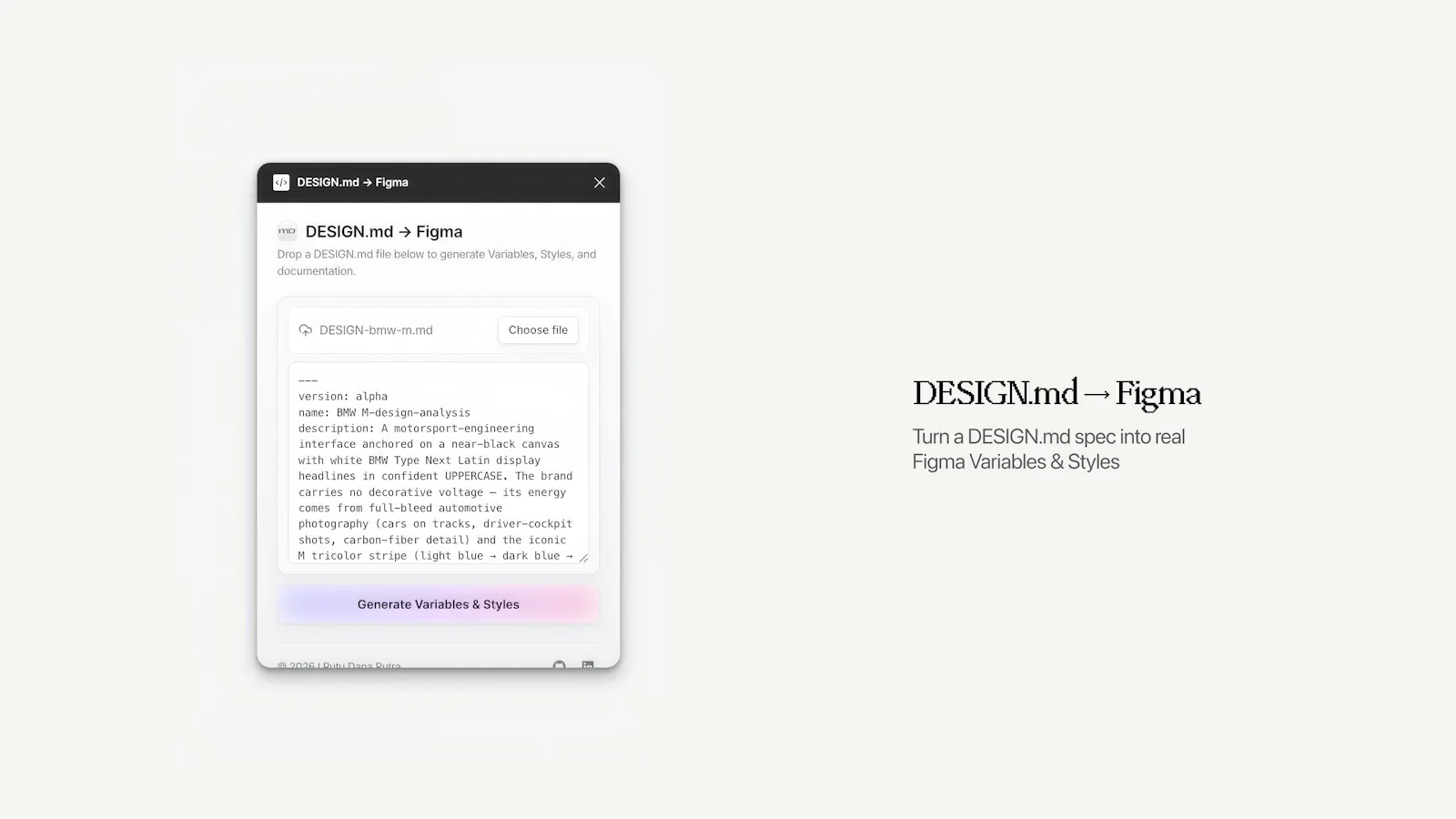DESIGN.md to Figma screenshot 1
