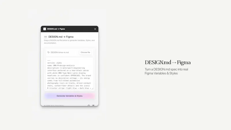DESIGN.md to Figma screenshot 1