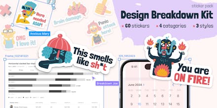 Design Breakdown Kit - Figma Stickers gallery image