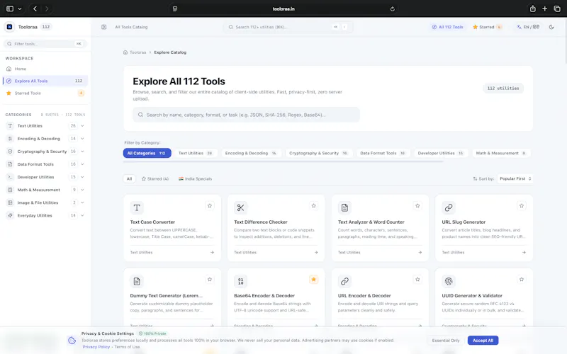 Tooloraa screenshot 1