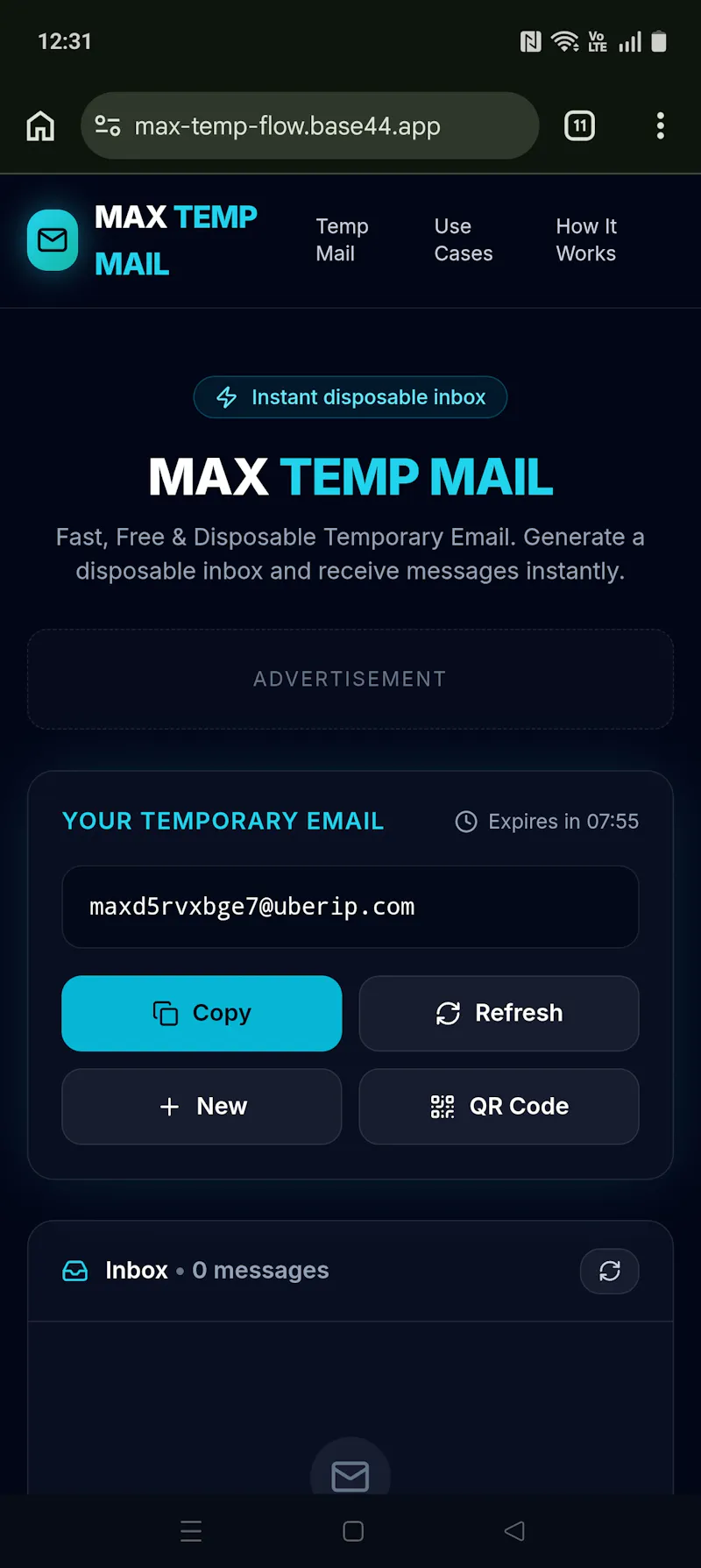 MAX TEMP MAIL  screenshot 4