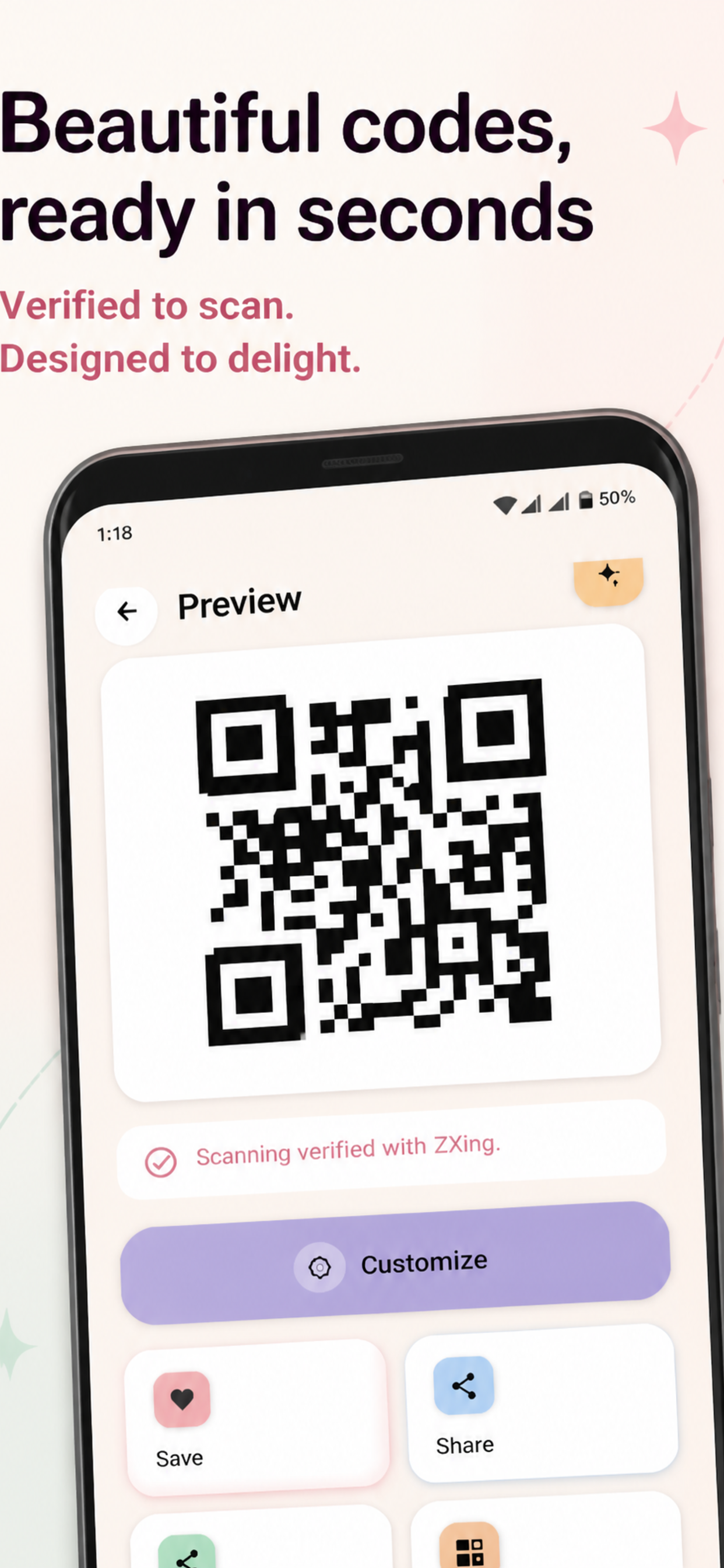 QR Code Generator WiFi Menu QR gallery image