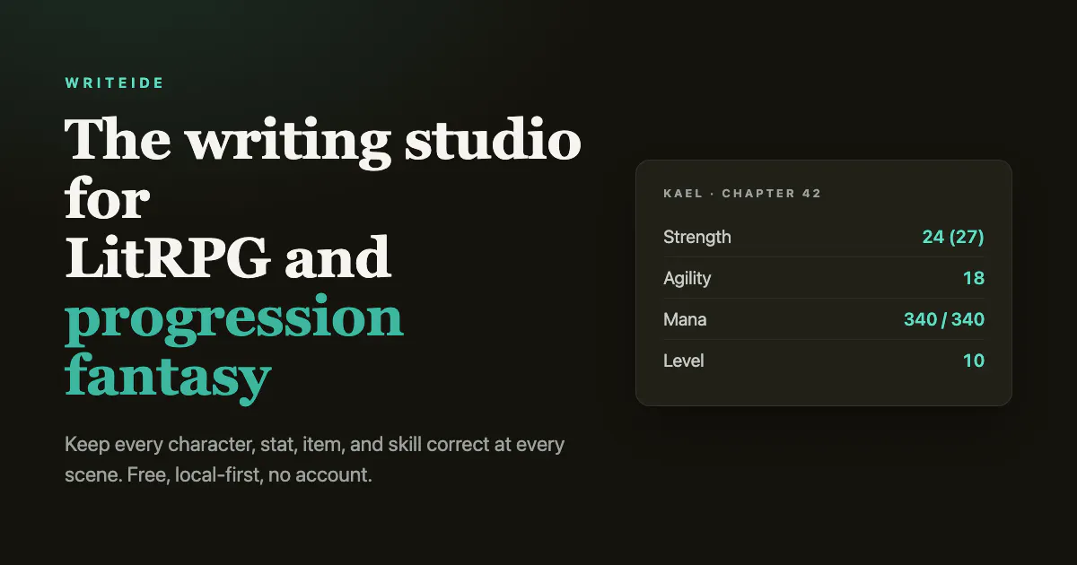 WriteIDE gallery image