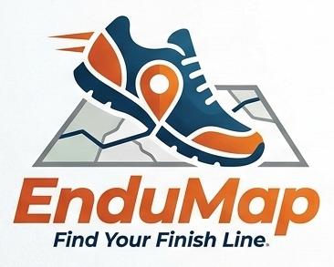 EnduMap V1 - Product Hunt launch logo and brand identity