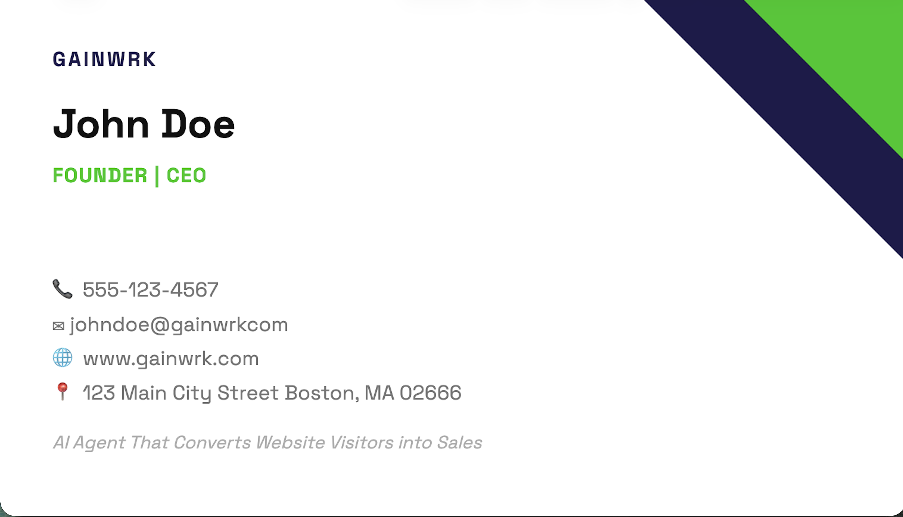 Free Business Card Creator - Screenshot 5 showing product features and functionality
