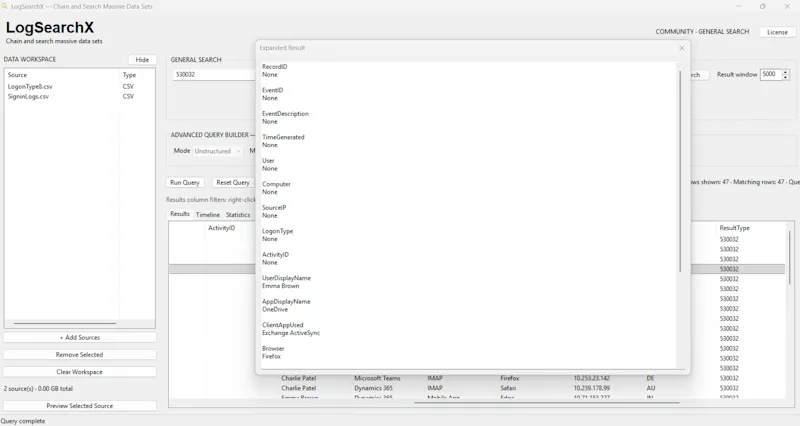 LogSearchX  screenshot 4