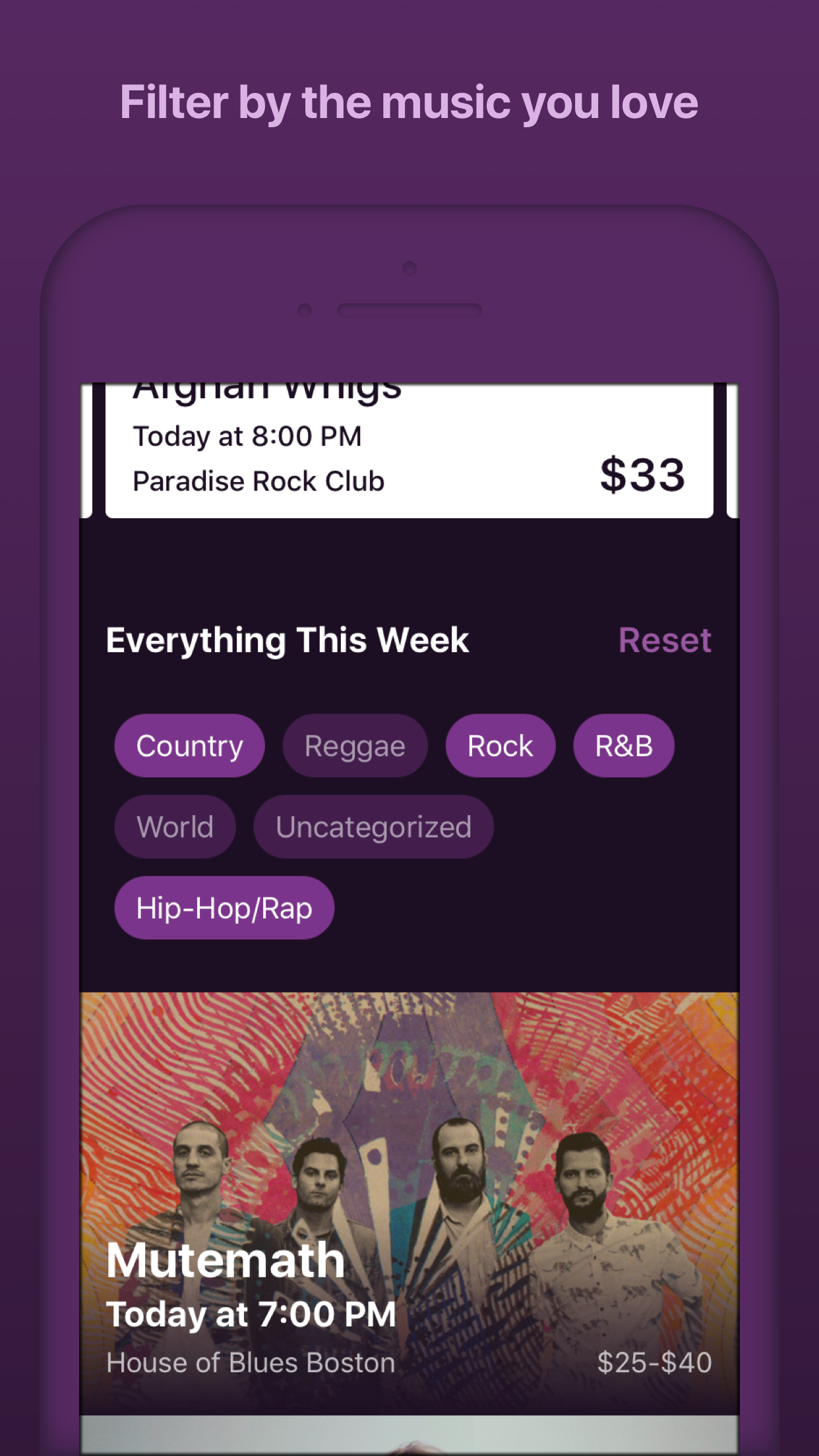 Shortlist – Concert Tickets gallery image